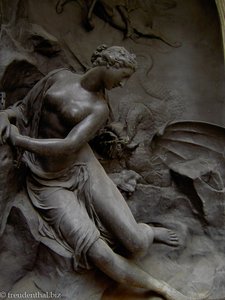 Figur im Andromeda-Brunnen