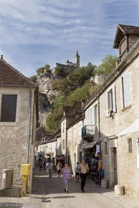 die einzige Straße von Rocamadour