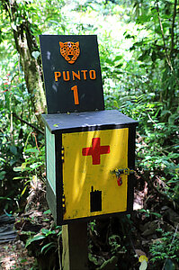 Emergency-Point beim El Tigre-Trail