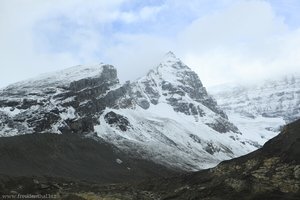 Blick zum Columbia Icefield