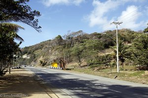 Küstenstraße im Osten von Tobago