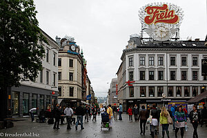 auf der Karl Johans Gate in Oslo