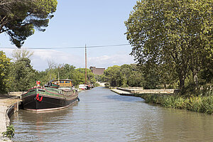 beim Aquädukt über den La Cesse - Canal du Midi