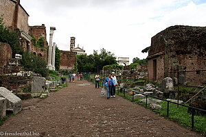 Via Sacra, die Heilige Straße im Forum Romanum