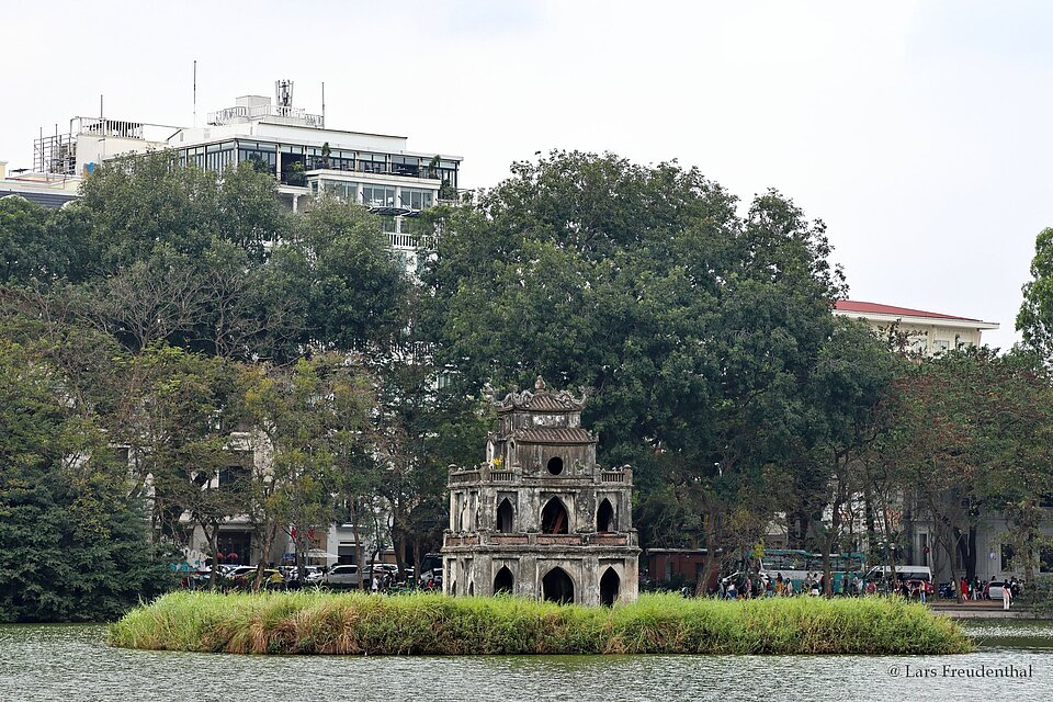 Schildkrötenturm in Hanoi, Vietnam