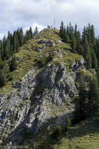 Der Gipfel des Alpspitz von Nesselwang