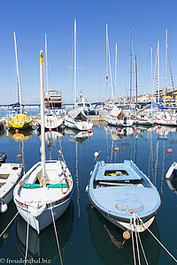 Boote im Hafen von Piran