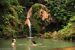 Badebecken in der Caldeira Velha - São Miguel