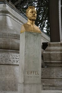 Büste zu Gedenken von Gustav Eiffel