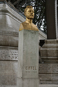 Büste zu Gedenken von Gustav Eiffel