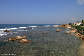 Blick von der Festung Galle aufs Meer