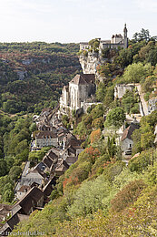 Felsendorf Rocamadour in den Midi-Pyrénées