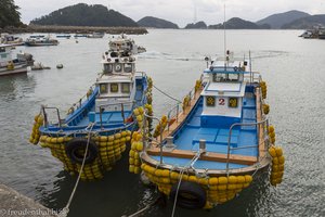 Fischerboote im Hafen von Cheogpo