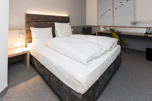 Zimmer im Dorint Airport-Hotel Stuttgart vor dem Flug nach New York