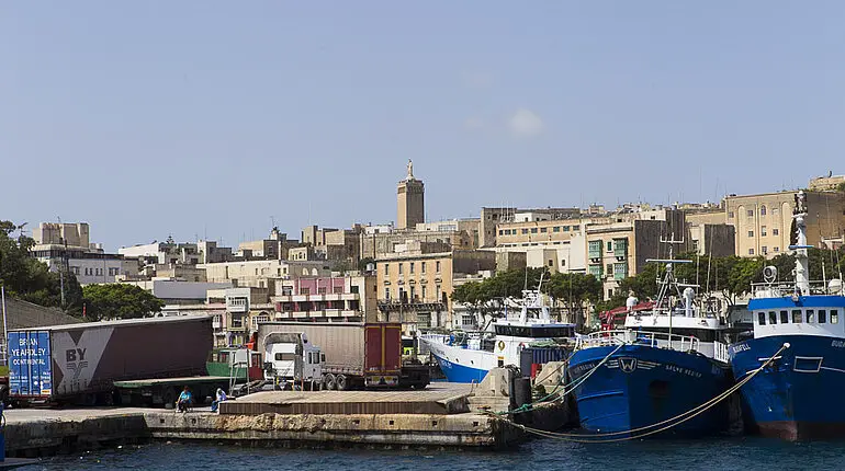Hay Wharf Floriana bei Valletta