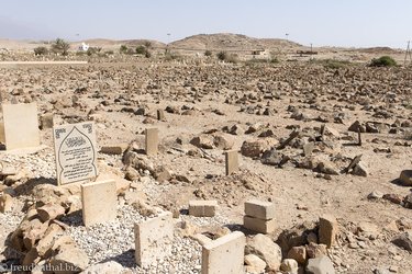 muslimischer Friedhof beim Bin Ali Grab im Oman
