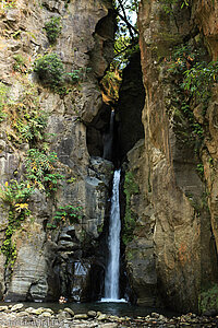 Bilderbuchwasserfall Salto do Cabrito auf Sao Miguel