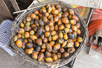 Betelnuss in Schale auf dem Markt von Hpa An 
