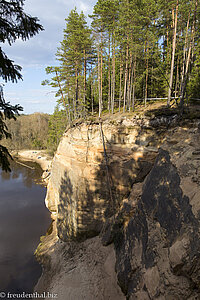 Adlerfelsen an der Gauja