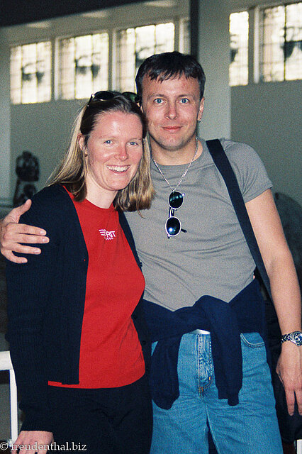 Annette und Lars in Terra-Halle bei Xian