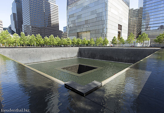 Brunnen auf dem Memorial Plaza