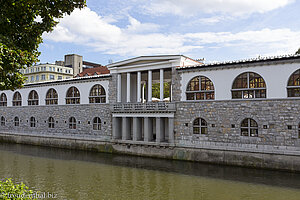 Die Kolonnaden in Ljubljana