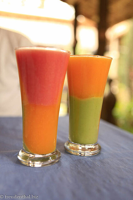 leckerer Fruchtsaft bei Lucy in Addis Abeba