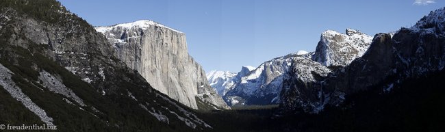 Tunnel View - Panorama im Yosemite National Park