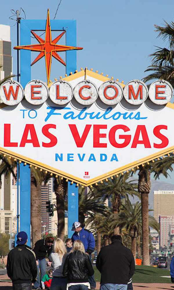 Willkommensschild von Las Vegas