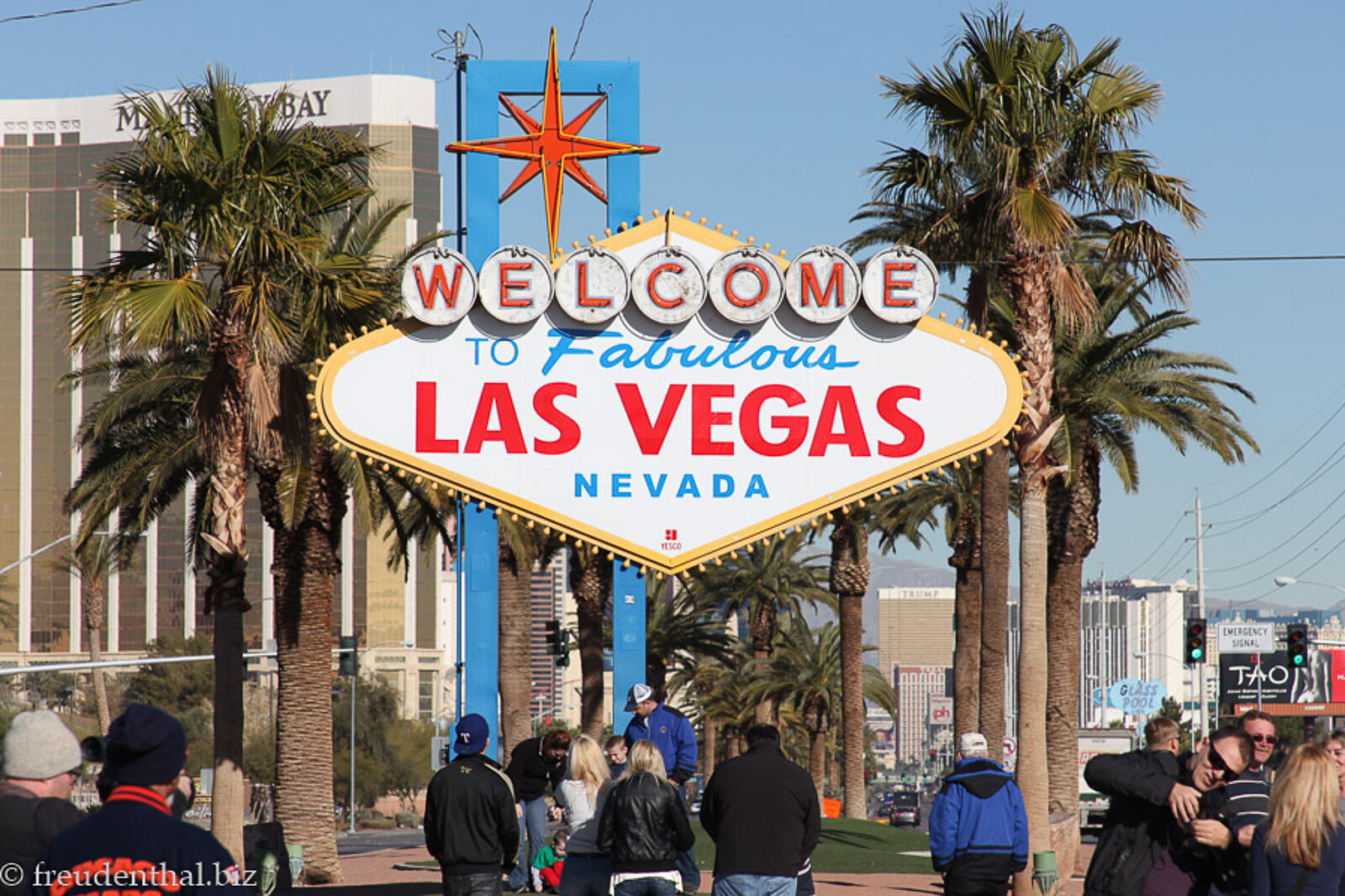 Willkommensschild von Las Vegas im US-Bundesstaat Nevada