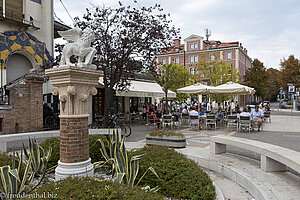 Fußgängerzone in Lido di Venezia