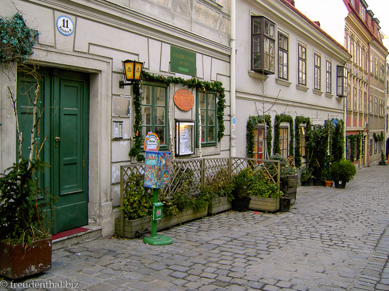 Eingang zum Kultlokal Centimeter auf dem Spittelberg von Wien