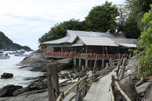 Restaurant in der Patok Bay