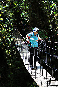 Eine der letzten Hängebrücke bei El Tigre