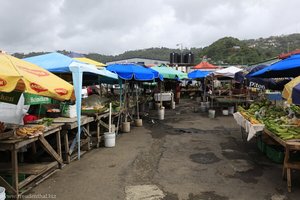Marktstände in Castries