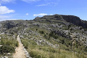 Berglandschaft nordwestlich vom Puig des Teix