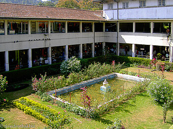 Innenhof des Marktgebäudes von Kandy