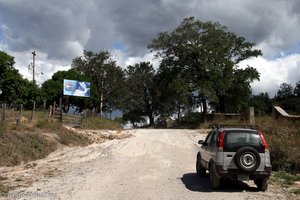 Die Straße zum Nationalpark Rincón de la Vieja
