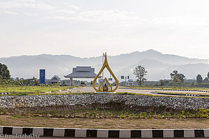 Grenzübergang auf der Thai-Seite