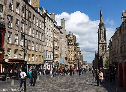 Royal Mile Edinburghs Flaniermeile