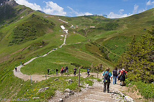 Wanderweg zwischen Fellhorn und Kanzelwand