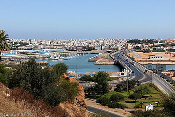 Blick auf Salé bei Rabat