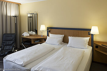 Zimmer im nh Hotel Airport West bei Frankfurt