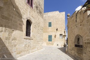 in den Gassen von Mdina auf Malta