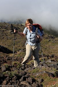 Annette erklimmt den Montanha do Pico