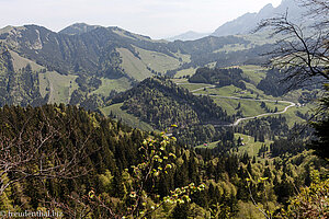 Blick vom Spicher über die Schwägalp zum Säntis