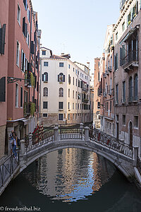 Ponte dei Bareteri zwischen San Marco und Castello