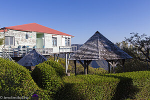 Schöne Anlage der Gîte du Volcan