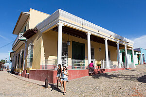 Ein gelbes Haus in Trinidad