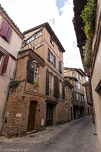 In den schönen Altstadtgassen von Albi